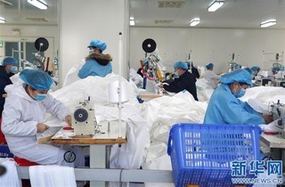 開(kāi)足馬力生產(chǎn)防護(hù)用品，江西全力保障市場(chǎng)供應(yīng)